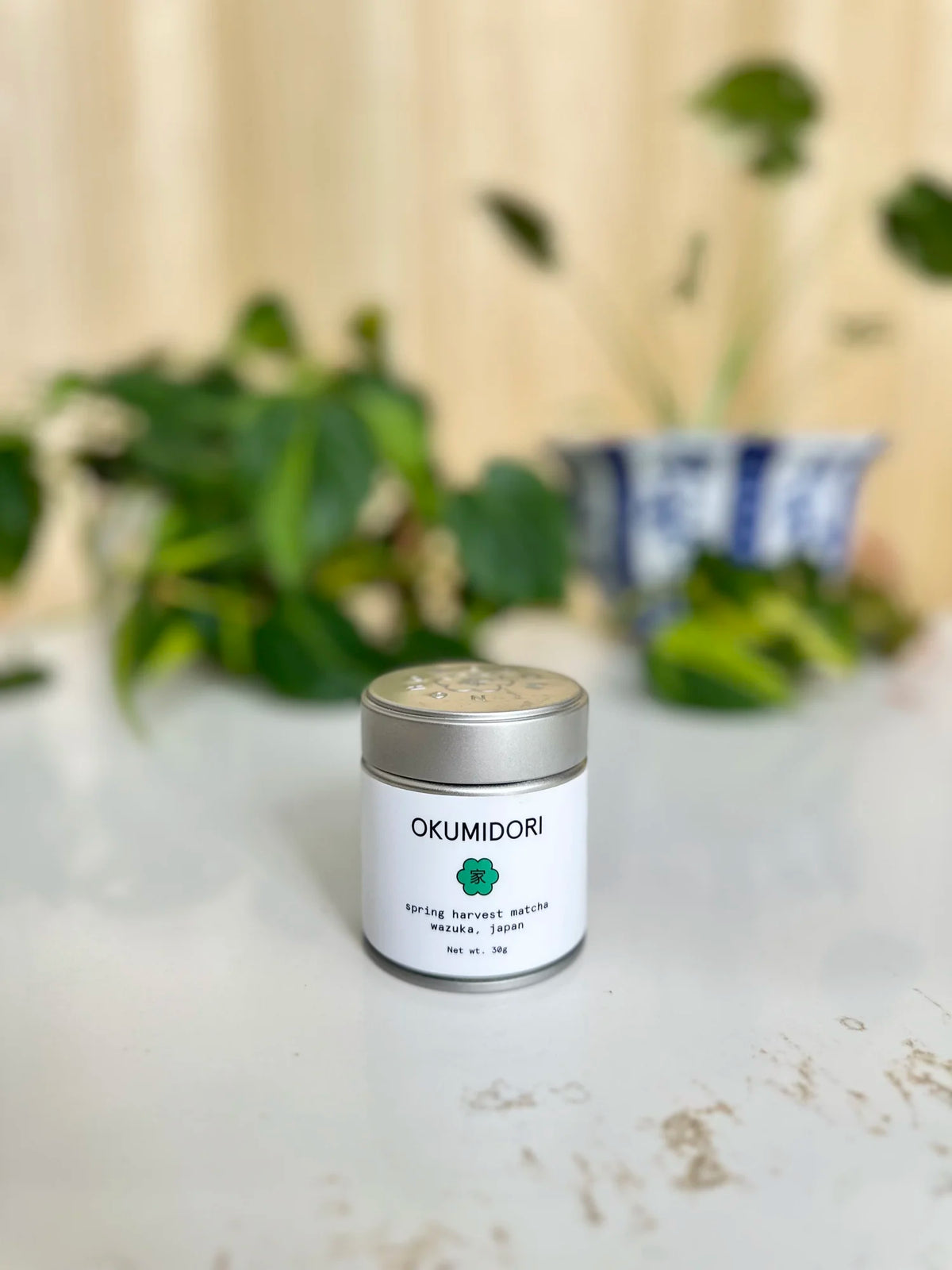 Okumidori matcha latte